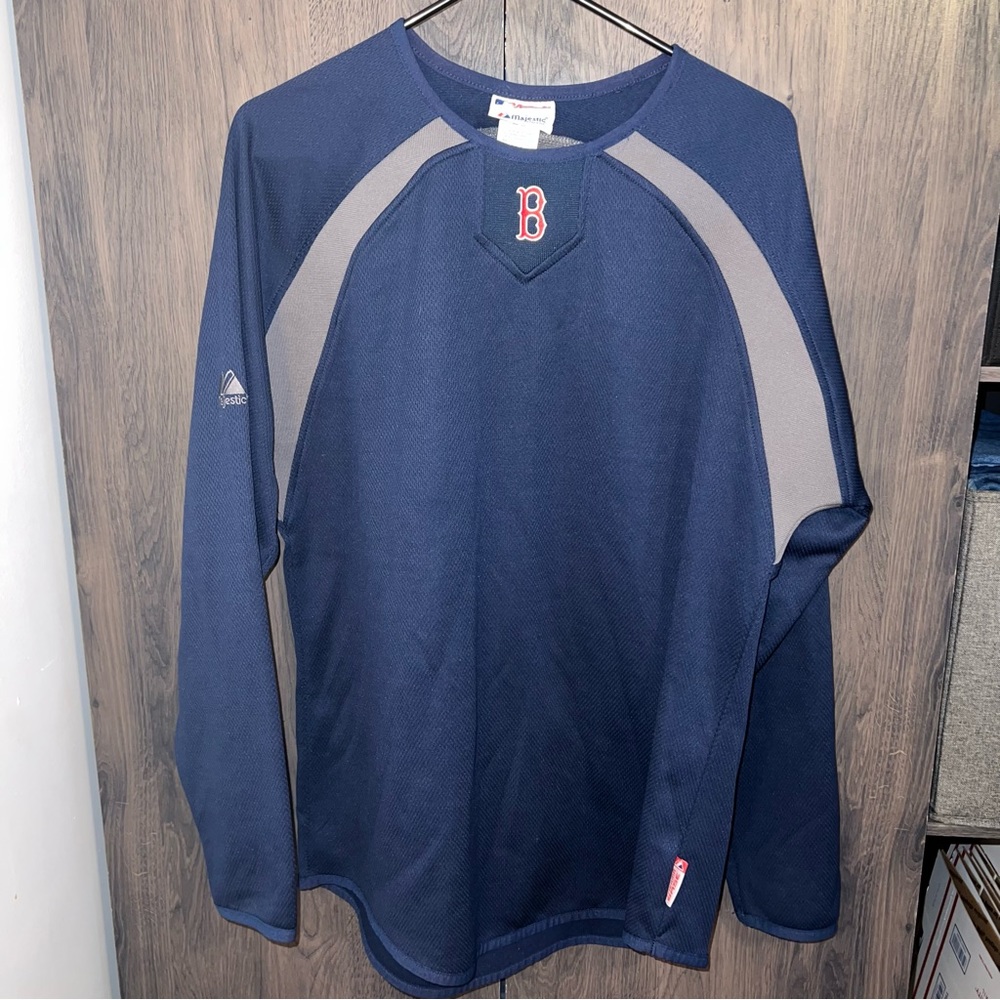 Majestic Boston Red Sox Coolbase Crewneck
